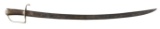 18th CENTURY SILVER HILTED HORSEMAN’S SABER.