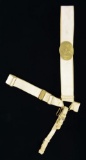 RARE DRAGOON OFFICER’S CROSS BELT PLATE WITH CROSS