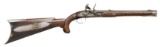 DAVIS ROWE CONTEMPORARY FLINTLOCK PISTOL WITH