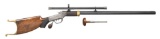 FINE OFFHAND TARGET RIFLE ON BALLARD ACTION BY J.