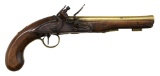 EARLY 19th CENTURY BRASS BARRELED FLINTLOCK TRADE