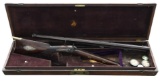 HALF STOCK PERCUSSION SPORTING RIFLE BY MOORE &