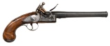 R BOLSTER QUEEN STYLE FLINTLOCK PISTOL.