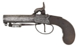 E&W BOND PERCUSSION PISTOL WITH UNDERFOLDING