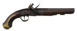 EARLY BRITISH FLINTLOCK HORSE PISTOL.