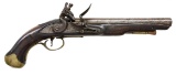 EARLY BRITISH FLINTLOCK HORSE PISTOL.
