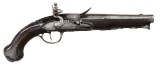 FRENCH FLINTLOCK HOLSTER PISTOL BY CLAUDE COIGNET.