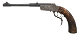 TIPPING BLOCK SINGLE SHOT TARGET PISTOL BY ED
