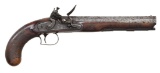 LACY & CO BRITISH FLINTLOCK PISTOL.