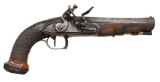 GOOD QUALITY PAIR OF UNSIGNED BELGIAN FLINTLOCK