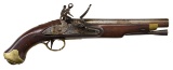 EARLY BRITISH FLINTLOCK HORSE PISTOL.