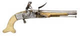BRITISH MILITARY SCOTTISH ALL METAL FLINTLOCK BELT