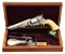 SILVER PLATED CASED GUSTAVE YOUNG ENGRAVED COLT