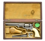 CASED FACTORY ENGRAVED COLT 1849 POCKET MODEL