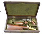 CASED COLT 1851 NAVY REVOLVER & CANTEEN SHOULDER