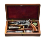 FINE CASED COLT MODEL 1862 POLICE REVOLVER.