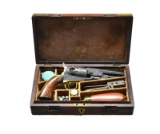 CASED AND ENGRAVED ISAAC HOLLIS MARKED BREVET