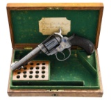 COLT 1877 LIGHTNING LONDON CASED DA REVOLVER.