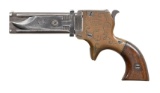 WM. W. MARSTON 3-BBL DERINGER WITH DAGGER.