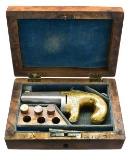 CASED & ENGRAVED NATIONAL ARMS GOLD & SILVER