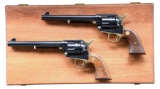 CASED CONSECUTIVE PAIR of COLT 125th ANNIVERSARY