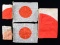 5 WWII JAPANESE HINOMARU FLAGS.
