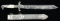 WWII GERMAN RAD LEADER'S DAGGER/HEWER BY EICKHORN.