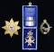 3 WWI GERMAN/AUSTRIAN MILITARY MEDALS & BADGES.