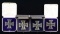 4 CASED WWI GERMAN 1st CLASS IRON CROSSES.