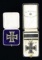 WWI GERMAN CASED IRON CROSS 1st CLASS & IRON CROSS