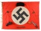 WWII GERMAN DAGGERS, HAT, FLAG, CANDLESTICKS, & A
