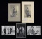 5 BELGIAN & GERMAN MILITARY RELATED PHOTOGRAPHS.