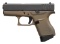 GLOCK 43 FDE SEMI AUTO PISTOL.