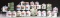 NORTH VIETNAMESE ENAMELWARE RICE BOWLS & CUPS.