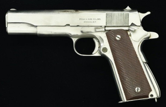 ITHACA MODEL 1911A1 SEMI AUTO PISTOL.