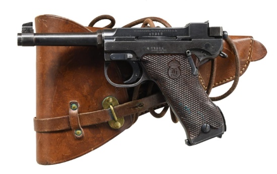 HUSQVARNA M40 LAHTI SEMI AUTO PISTOL.