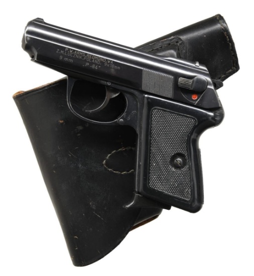 POLISH RADOM P-64 SEMI-AUTOMATIC PISTOL WITH