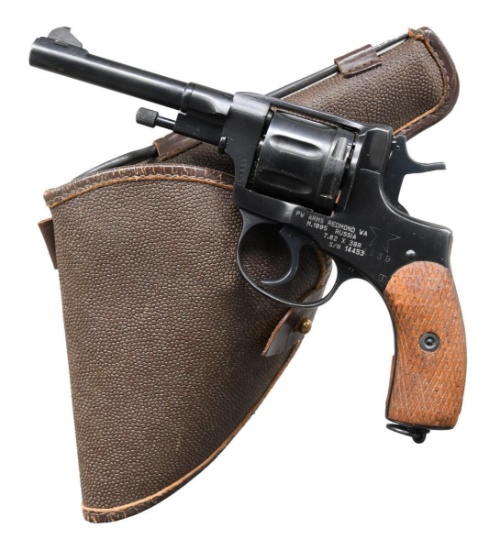 WW2 SOVIET NAGANT 1895 DA REVOLVER.
