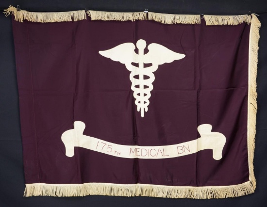 175TH MEDICAL BATTALION FLAG, VIETNAM ERA.