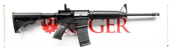 RUGER MODEL AR-556 SEMI-AUTO RIFLE.