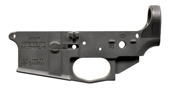 ADCOR DEFENSE STRIPPED A15 LOWER RECEIVER.