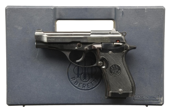 BERETTA 87BB SEMI AUTO PISTOL.
