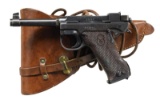 HUSQVARNA M40 LAHTI SEMI AUTO PISTOL.