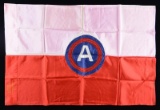 PRESENTATION 3RD ARMY HEADQUARTERS FLAG TO GENERAL