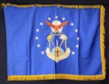 USAF 4TH WEATHER WING FLAG, 1966.