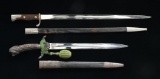 GERMAN HUNTING DAGGER & PATTERN 1898 DRESS BAYONET