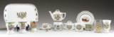 12 PIECES OF WWI GERMAN PATRIOTIC PORCELAIN, 2