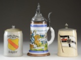 3 IMPERIAL GERMAN STEINS.