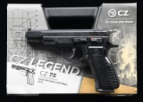 CZ 75B RETRO SEMI AUTO PISTOL.