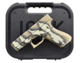 RIPTILE CAMO GLOCK 45 SEMI AUTO PISTOL.